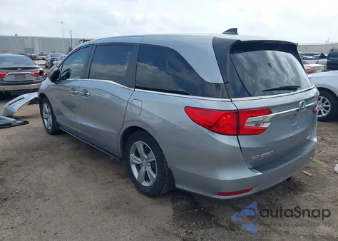 2018 Honda Odyssey Ex-L из США, поврежденный, VIN 5FNRL6H77JB079219